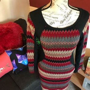 Long Sleeves Knit Dress
